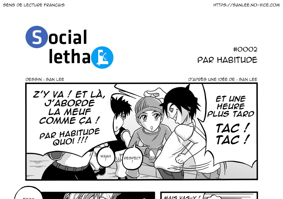Social lethaL #0002 FR top San Lee Manga mangaka